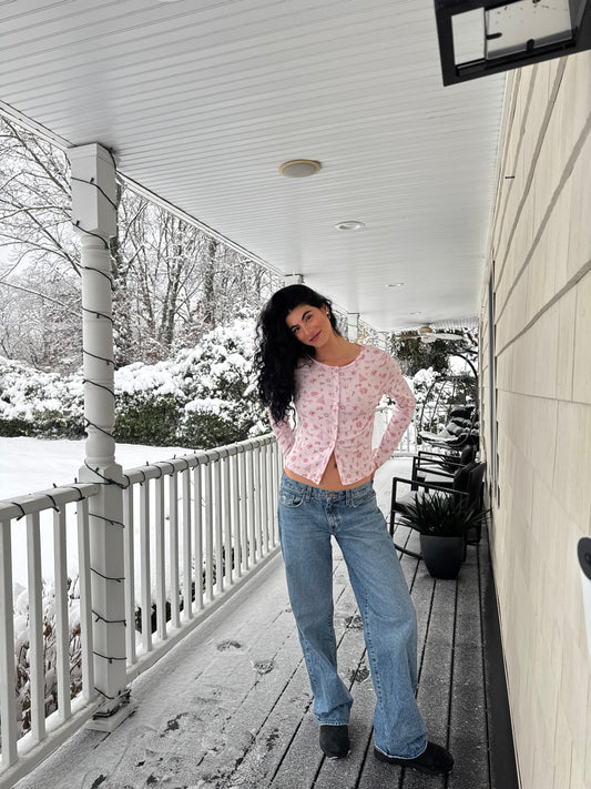 mrs. claus pajama top